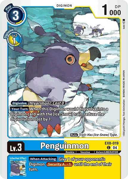 EX8-019 Penguinmon, C