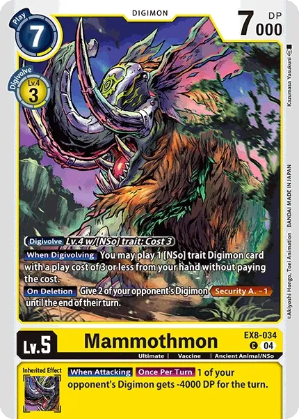 EX8-034 Mammothmon, C