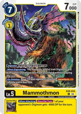 EX8-034 Mammothmon, C