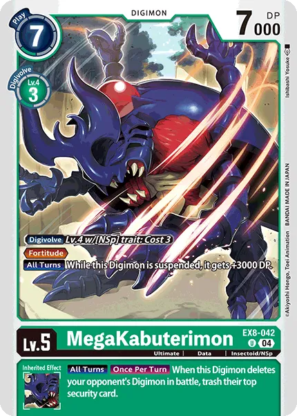 EX8-042 MegaKabuterimon, UC