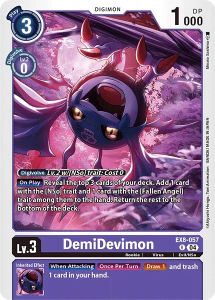 EX8-057 DemiDevimon, R