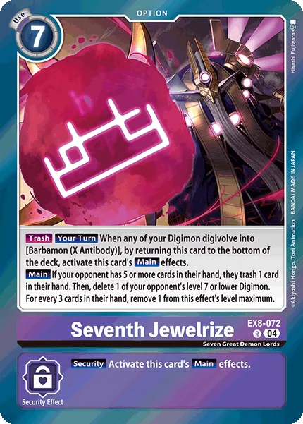 EX8-072 Seventh Jewelrize, R