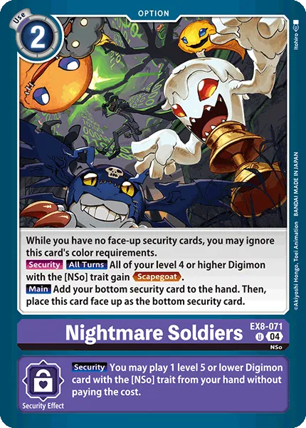 EX8-071 Nightmare Soldiers, UC