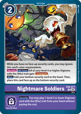 EX8-071 Nightmare Soldiers, UC