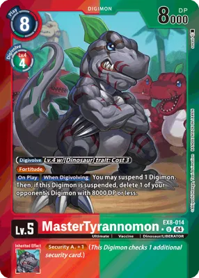 EX8-014 MasterTyrannomon, Limited UC