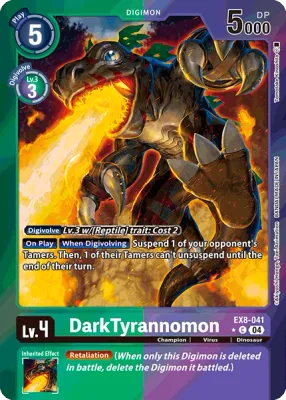 EX8-041 DarkTyrannomon, Limited C