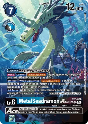 EX8-026 MetalSeadramon ACE, SP