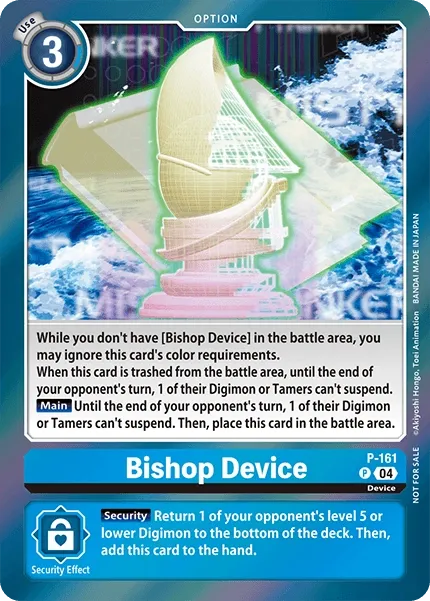 P-161 Bishop Device, Box Topper