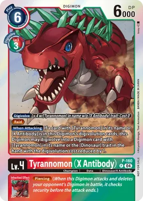 P-160 Tyrannomon (X-Antibody), Box Topper