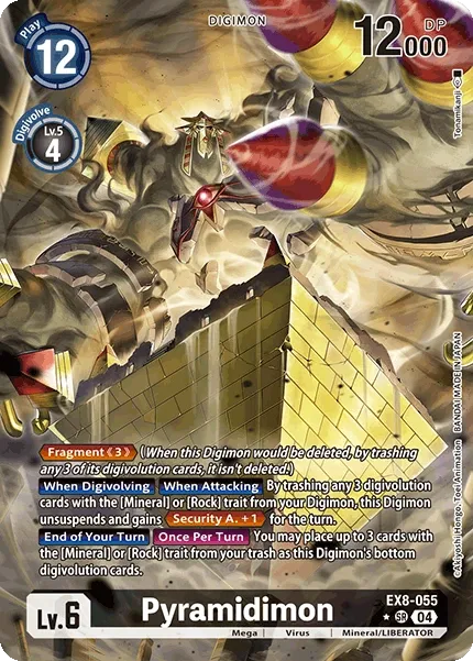 EX8-055 Pyramidimon, SR, AA