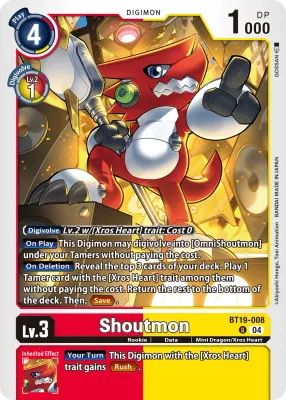 BT19-008 Shoutmon, UC