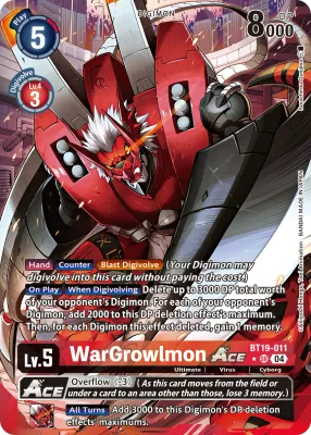 BT19-011 Wargrowlmon Ace, SR, AA