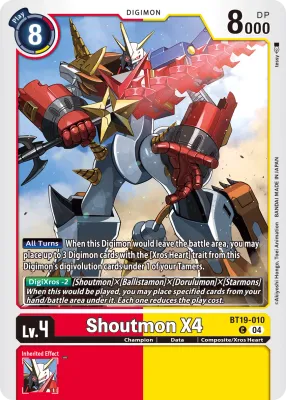 BT19-009 Shoutmon X4, C