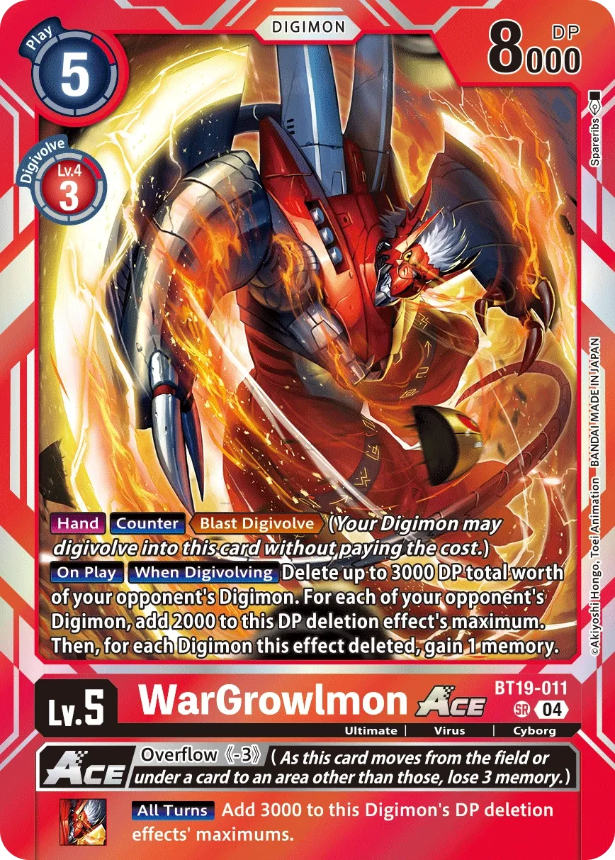 BT19-011 Wargrowlmon Ace, SR