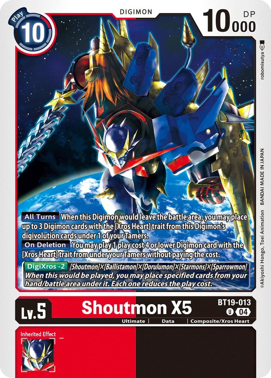 BT19-013 Shoutmon X5, UC