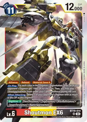 BT19-014 Shoutmon X6, SR