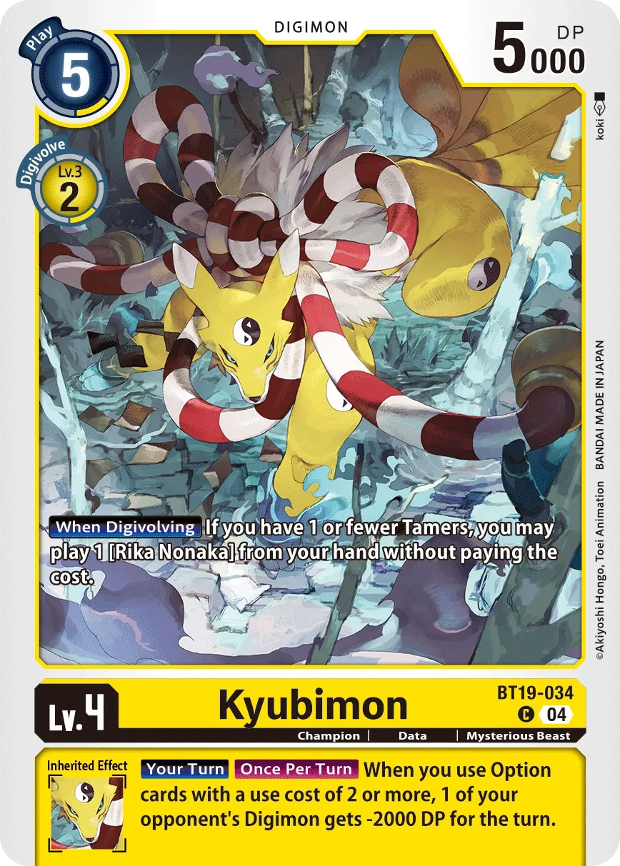 BT19-034 Kyubimon, C