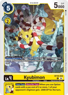 BT19-034 Kyubimon, C