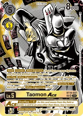 BT19-037 Taomon Ace, SR, Special Rare