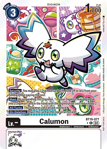 BT19-077 Calumon, R, Box Topper