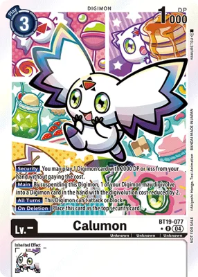 BT19-077 Calumon, R, Box Topper