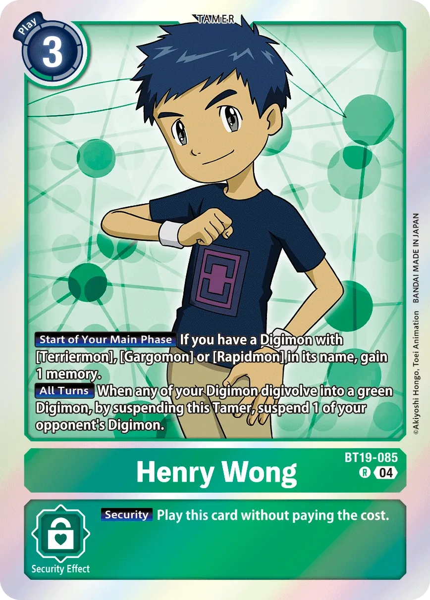 BT19-085 Henry Wong, R