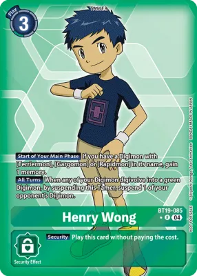 BT19-085 Henry Wong, R, Box Topper