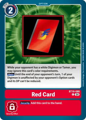 BT19-089 Red Card, C