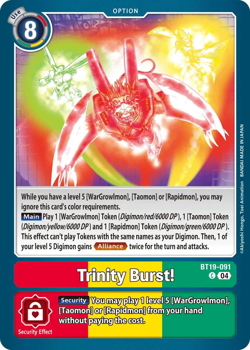 BT19-091 Trinity Burst!, C