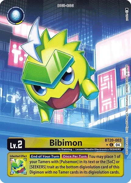 BT20-003 Bibimon, C, Box Topper