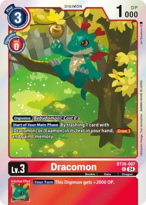 BT20-007 Dracomon, R