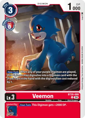 BT20-009 Veemon, UC