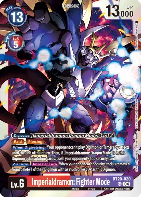 BT20-020 Imperialdramon: Fighter Mode, SR