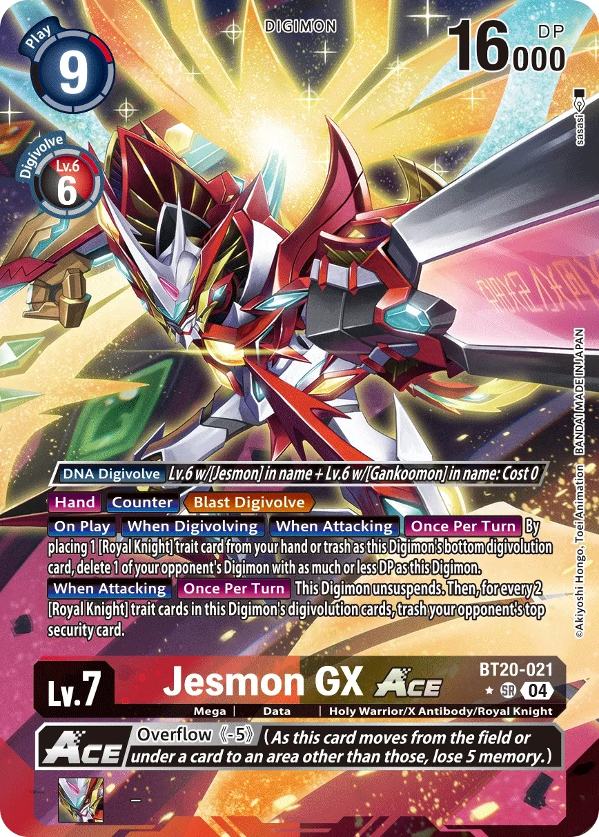BT20-021 Jesmon GX Ace, SR, AA