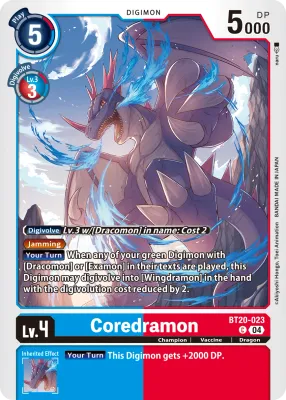 BT20-023 Coredramon, C