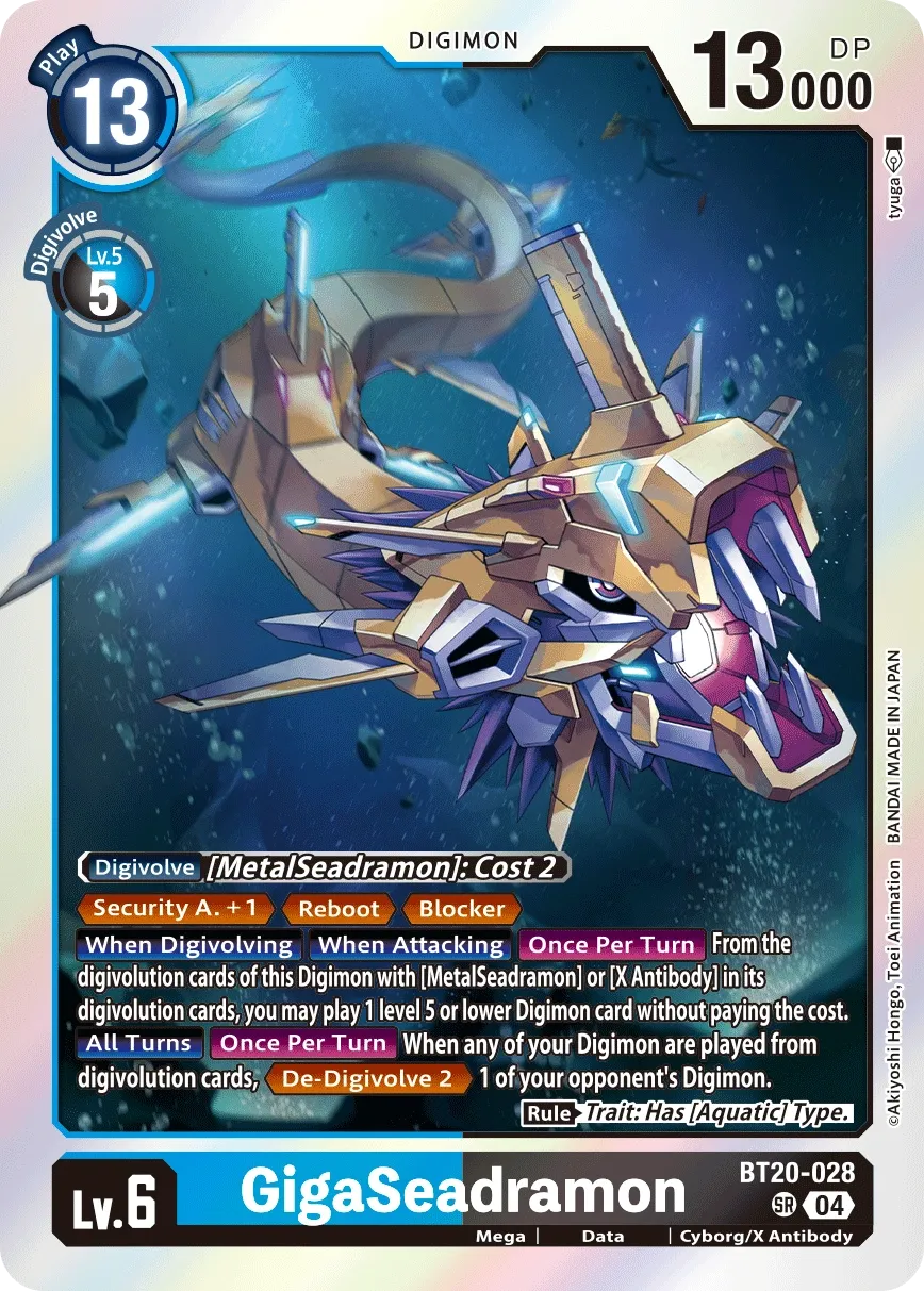 BT20-028 GigaSeadramon, SR