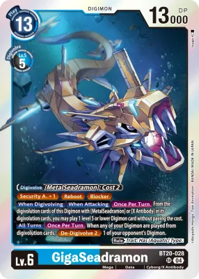 BT20-028 GigaSeadramon, SR