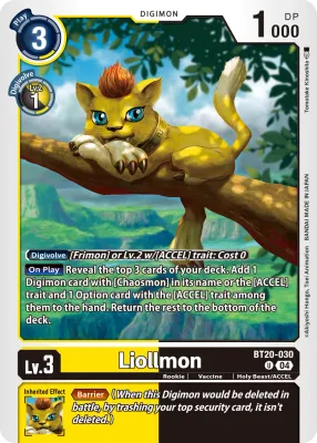 BT20-030 Liollmon, UC