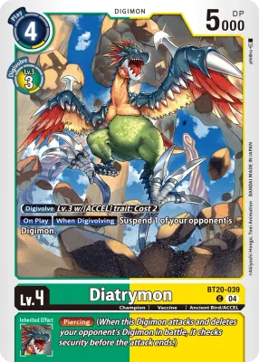 BT20-039 Diatrymon, C