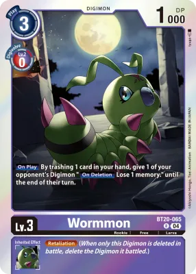 BT20-065 Wormmon, R