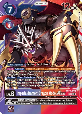 BT20-076 Imperialdramon: Dragon Mode Ace, R