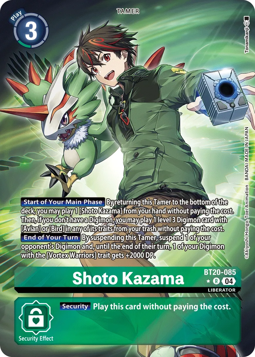 BT20-085 Shoto Kazama, R, AA