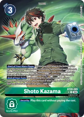 BT20-085 Shoto Kazama, R, AA
