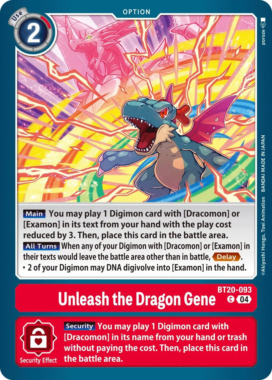 BT20-093 Unleash the Dragon-Gene, C
