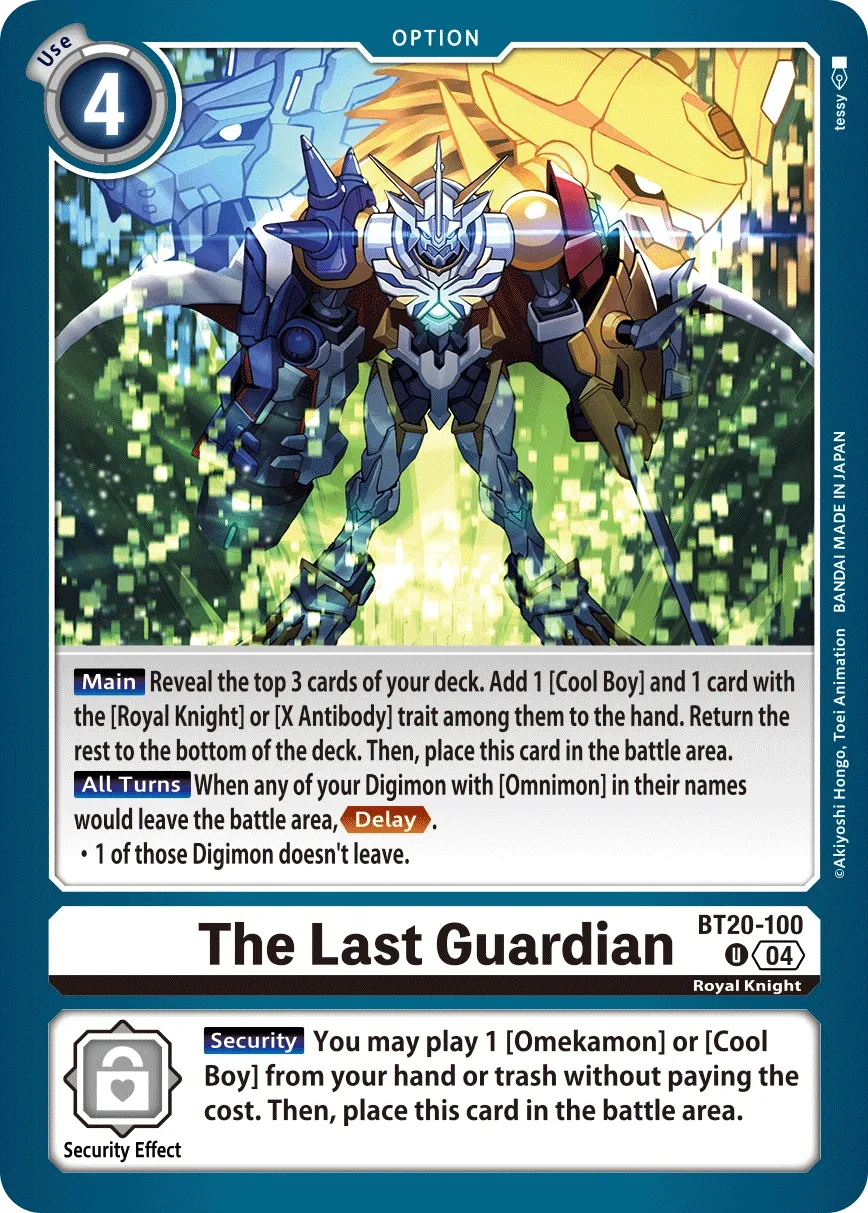 BT20-100 The Last Guardian, UC