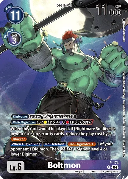 P-174 Boltmon, Box Topper