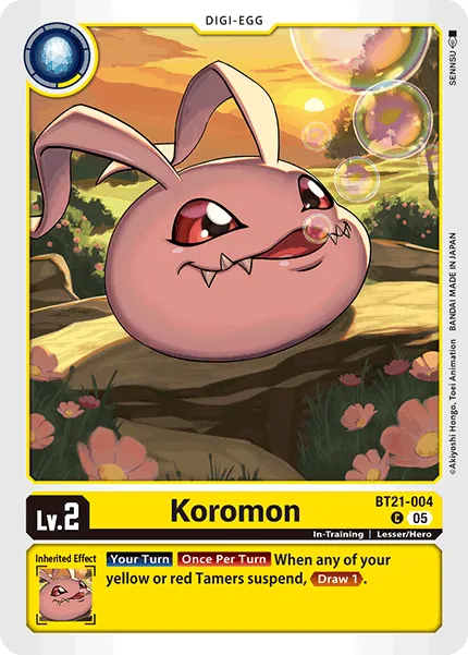 BT21-004 Koromon, C
