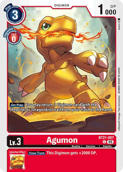 BT21-007 Agumon, C