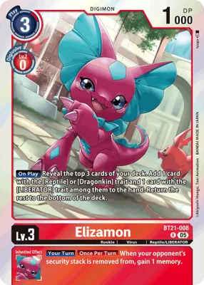 BT21-008 Elizamon, R