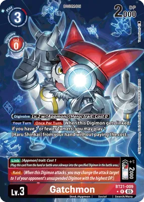 BT21-009 Gatchmon, R, AA